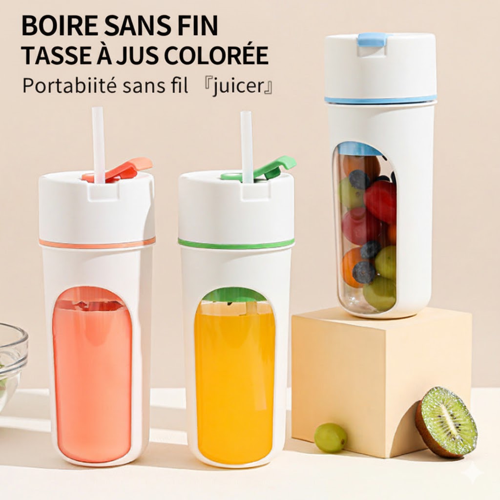 Gourde Mixeur 2 en 1