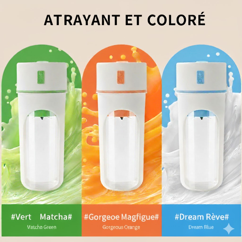 Gourde Mixeur 2 en 1